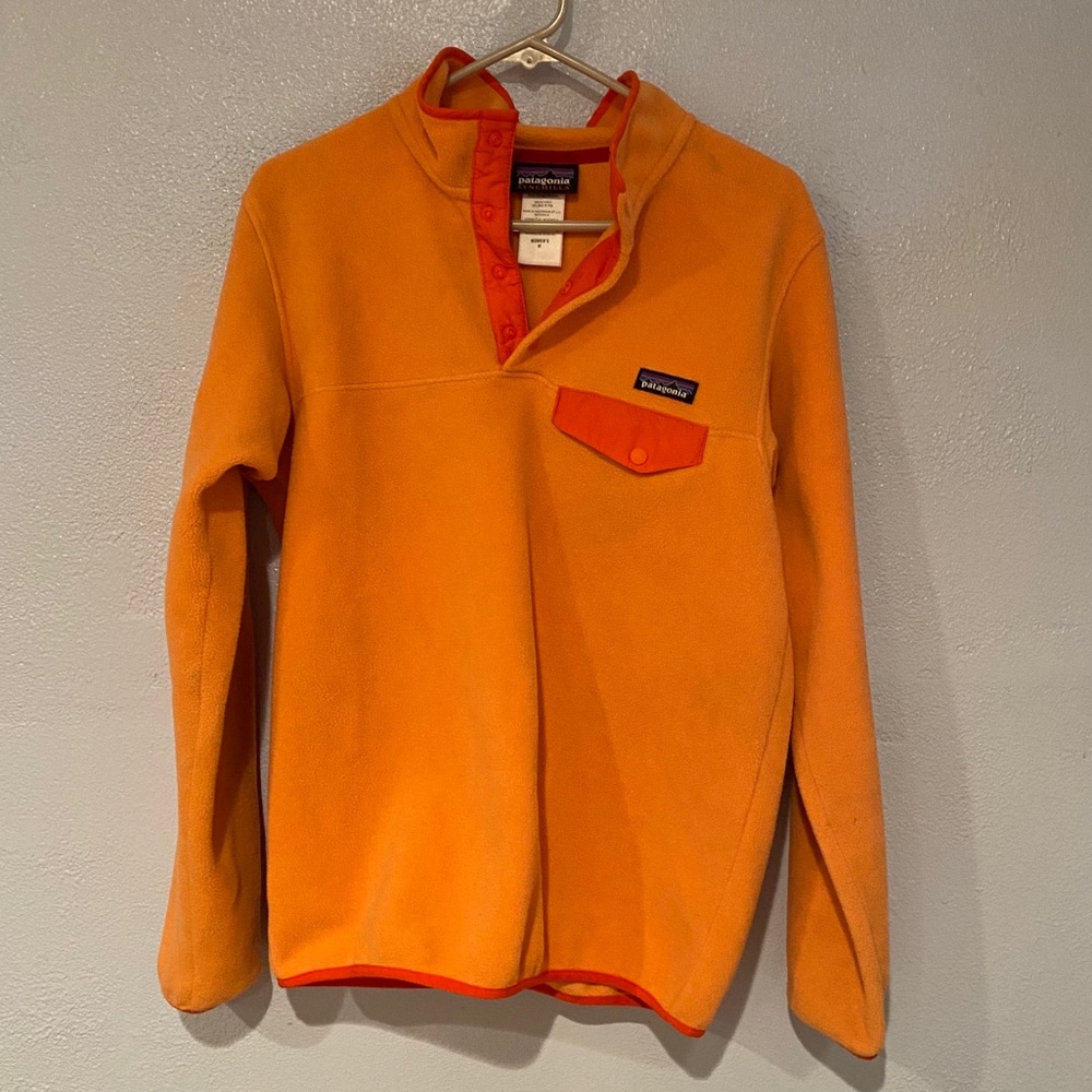 Orange Patagonia Synchilla